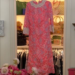 Vintage pink toil caftan